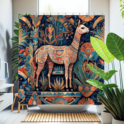Chamber Llama Shower Curtain