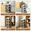 Organisateur de rangement en plastique à 3 tiroirs, chariot de rangement étroit avec roulettes, largeur de 7,87 pouces pour les petits espaces, sous le bureau, salle de bain, chambre à coucher, cuisine, tiroirs gris translucide