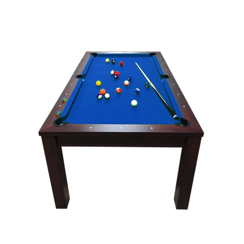 7 ft Billiard Table Convertible into a Table, Blue