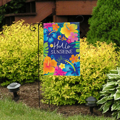 Drapeau de jardin Hello Sunshine