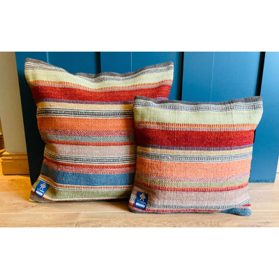 Baxman Yellow Square Cushion Cover