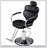 Premium Reclining Barber Chair With Heavy Duty Hydraulic Pump, 360° Rotation, And Max Load Weight 330 Lbs For Salon Comfort