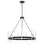 Lustre de roue de style bougie 9 lumières façon bougie Doucette
