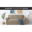 Housse extensible pour canapé à coussins en T