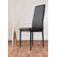Ransart Modern Luxury Glass & Metal Dining Table Set With 6 Quilted Faux Leather Dining Chairs-61594699-61594705