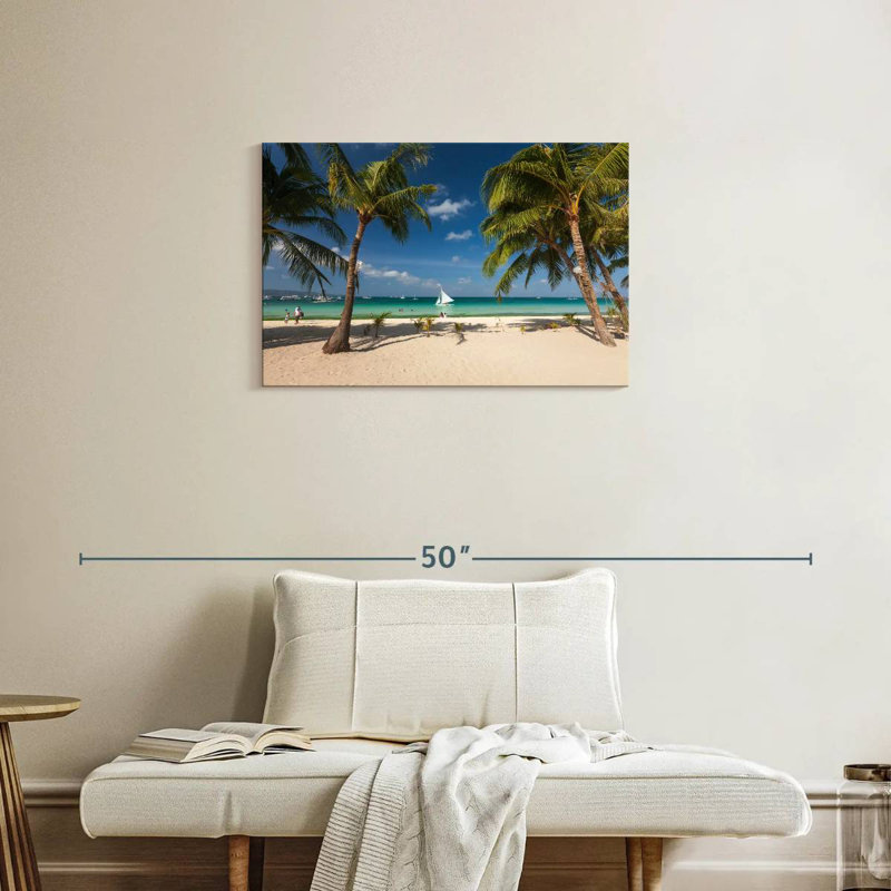 Gillard Boracay, plage de sable blanc, H 20 po x l 30 po
