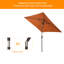 Parasol carré de 78 po Rovner-1450716285