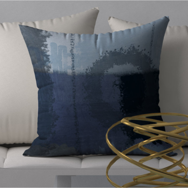 Housse de coussin décorative carrée et insert, H 18 po x l 18 po