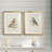 Hawk Owl Hawk Owl - Natural History Print, Matted and Framed Under Acrylic Glass, Set of 2, Large Living Room Wall Art
