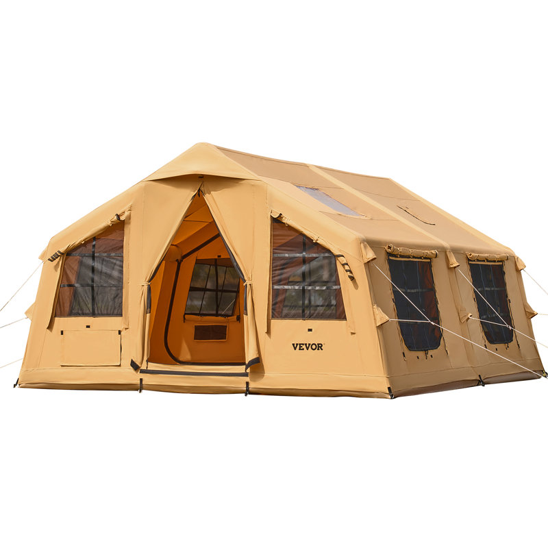 Inflatable Tent for Camping 12-16 Person Glamping Tent with Pump Easy Set up