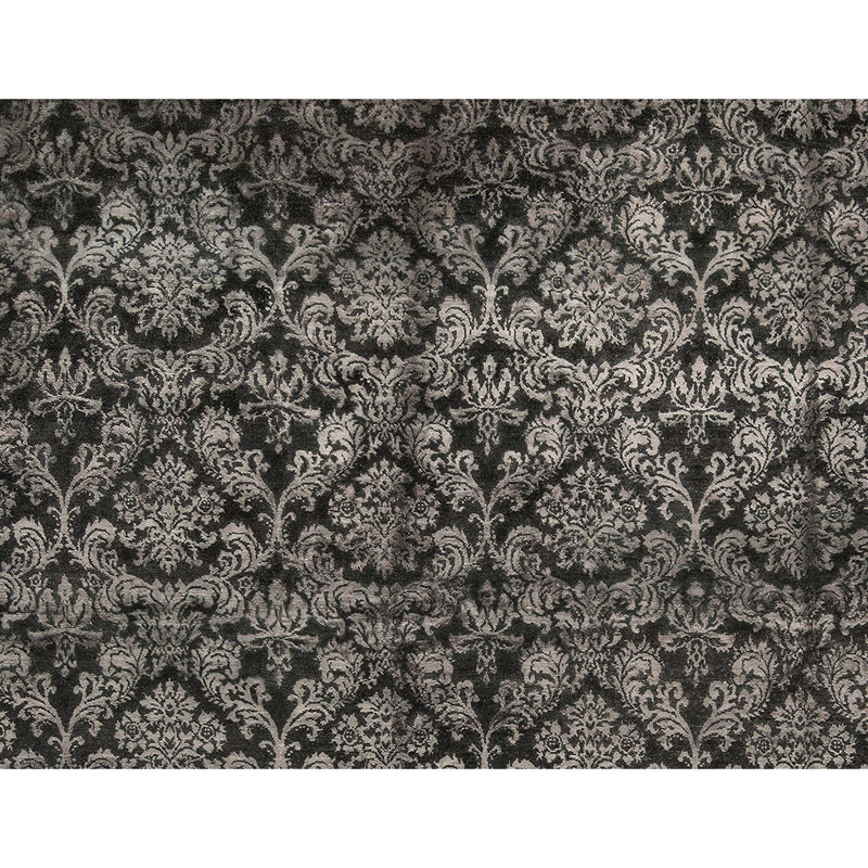 Wool Damask Area Rug