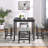 Shayleigh 5 - Person Four Leg Dining Set-1912021769-1912021768-1912021771