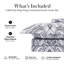 Ensemble de housse de couette réversible surdimensionnée avec deux taies décoratives Southeast Fine Linens Pure Melody-856315607-856315593