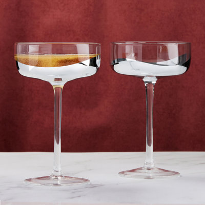 Wave Champagne Coupes