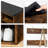 39.4" L Entryway Bench with 12 Cubbies, Entryway Hall Tree with Storage-1357362645