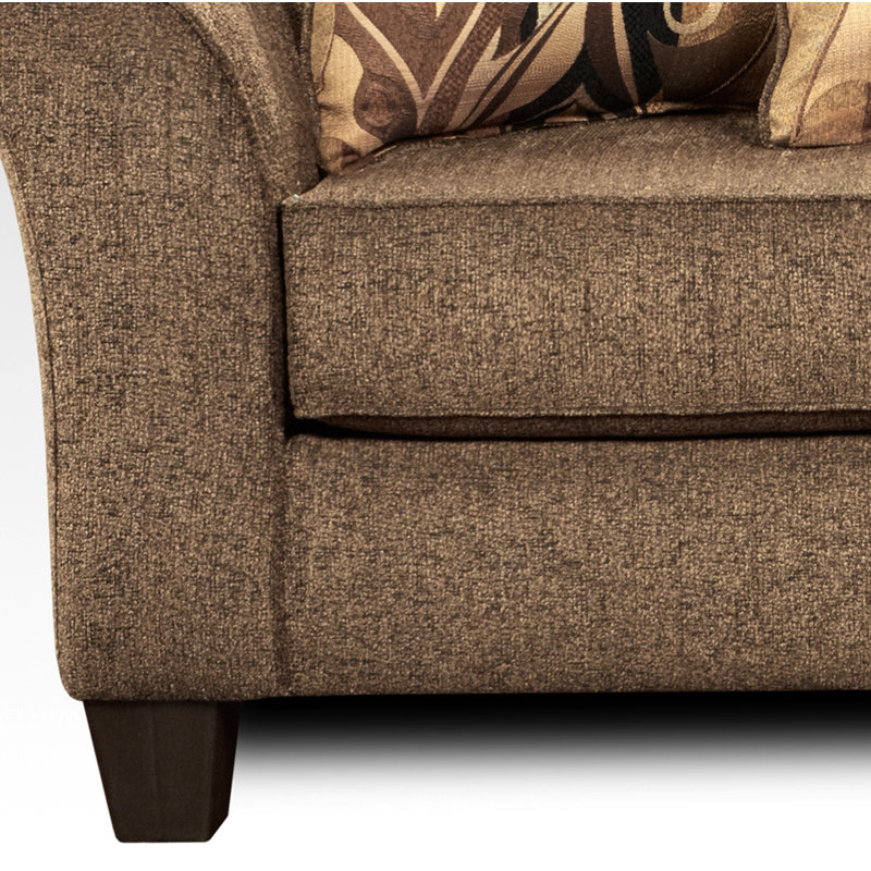 Ensemble de salon, canapé et causeuse Camero, Brown, Sofa;Loveseat