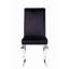 Indoor Chair, Set Of 2 Dining Chairs, Armless Chairs With High Backrest And Stainless Steel Legs