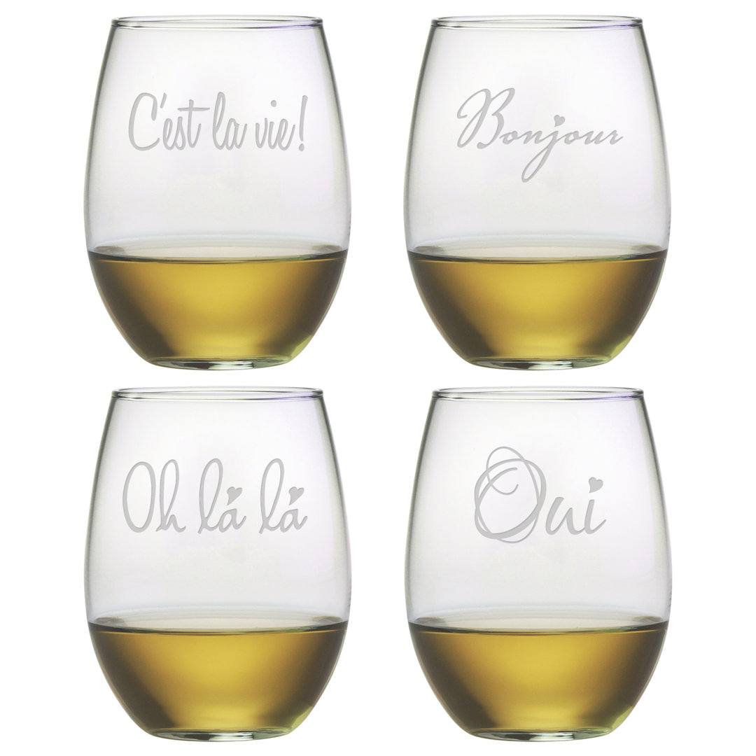 French 101 21oz. Wine Glass Set Susquehanna Glass