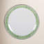 Set of 4 Green Scallop Sandwich Plates