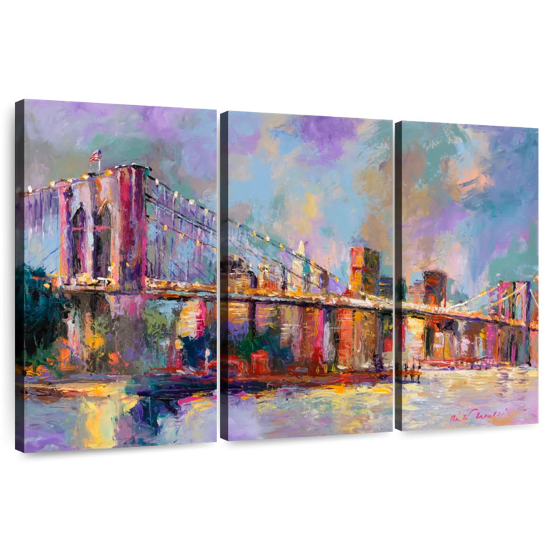 Sebbie Brooklyn Bridge Colors, 20" H x 33" W