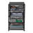 Metal Mesh Desktop File Storage Drawers Organizer - 10.25"L X 12.375"W X 16"H, Black
