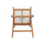 Tabouret de bar confortable en tissu rembourré de mousse avec structure en bois d'hévéa durable et dossier en plastique de canne tissé pour le bar et la cuisine