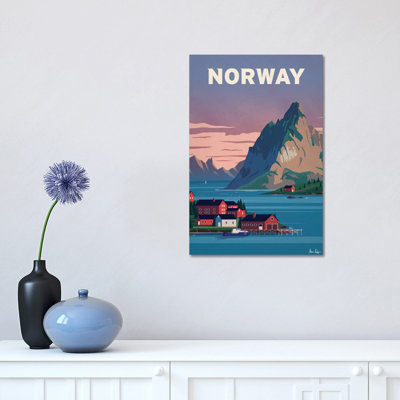 Norway by IdeaStorm Studios - Wrapped Canvas Print