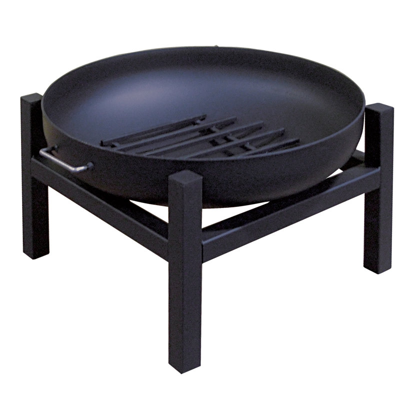 Gilderdale Round Steel Wood Burning Smokeless Fire Pit, 19" H x 26" W x 24" D