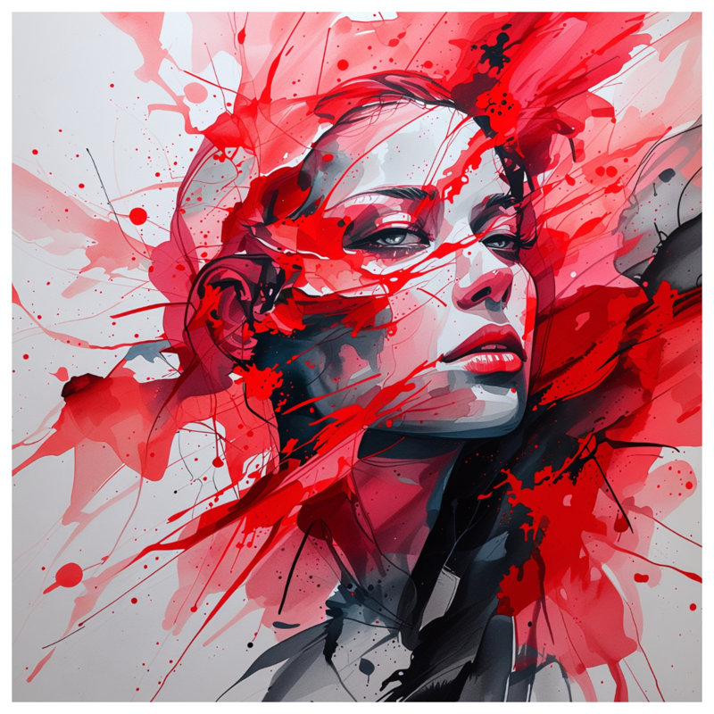 Coussin Portrait, coussins double face Art, 18 po x 18 po