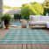 Colzie Plaid Indoor / Outdoor Rug
