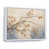 White Floater Framed