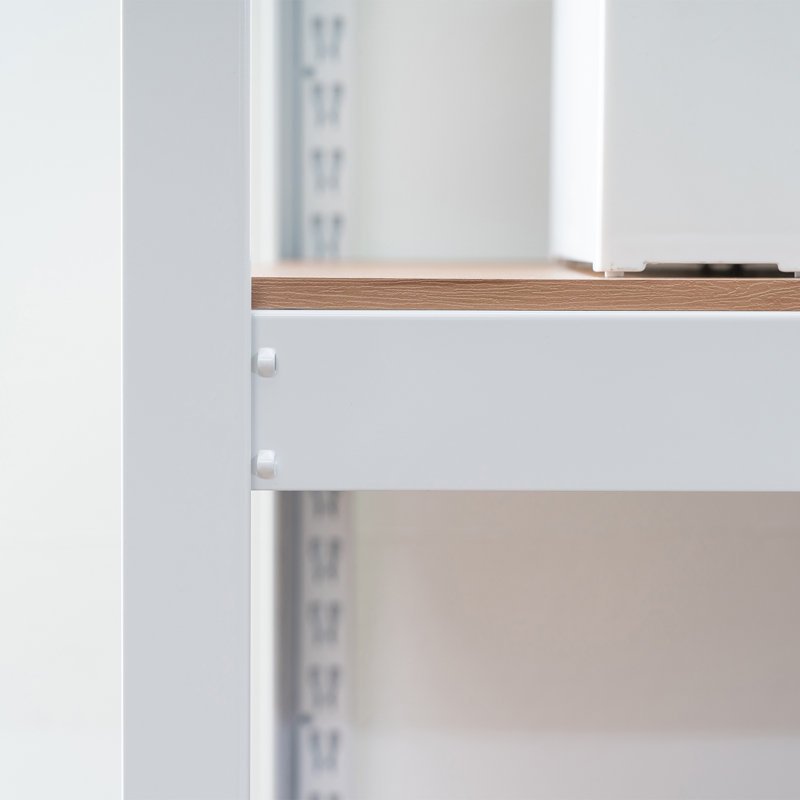  Solution de rangement combinée: ensemble de tablettes robustes l 24 po et l 48 po - blanc, L 24 po et l 48 po, Blanc