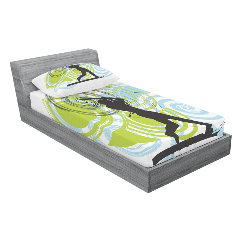 Microfiber Sheet Set, Twin XL Sheet Set with Fitted Sheet
