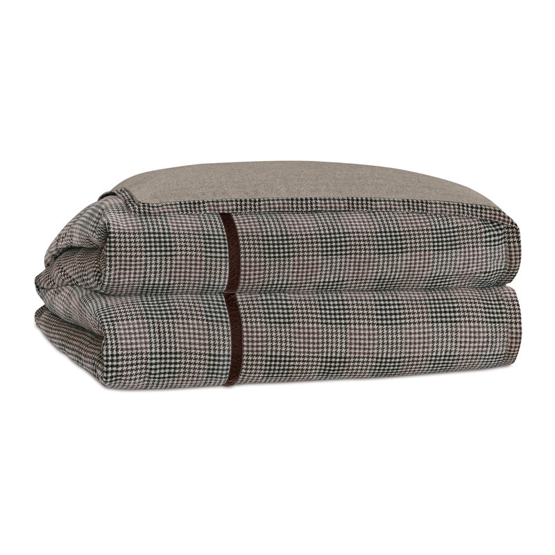 Cristobal Woven Plaid Duvet Cover, Daybed Duvet Cover