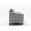 Callie 60" Light Grey Woven Fabric Loveseat