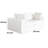 Lipi 2Pc Modular Sofa Set, Mist White, 82 Inch Solid Wood Frame