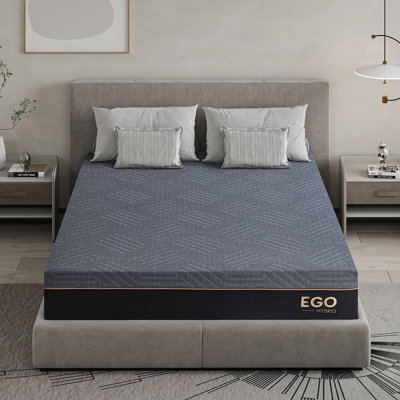 EGOHOME 12" Medium Copper Infused Hybrid Mattress by EGOHOME