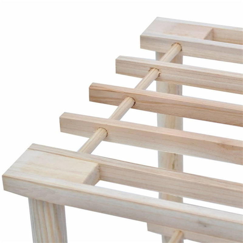 24 Pair Solid Wood Shoe Rack