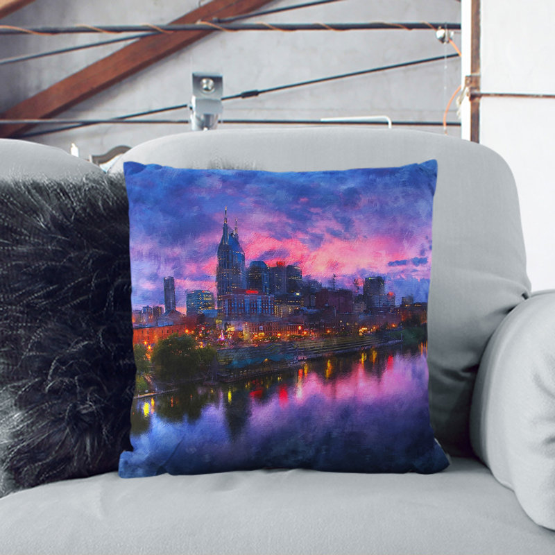 Square Cushion, 40cm H x 40cm W x 15cm D, White
