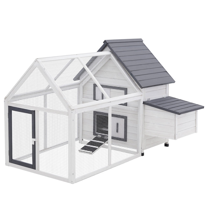 Poulailler 65 po en bois avec couloir détachable