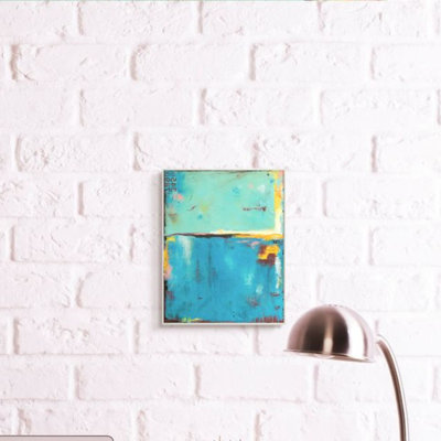 «Shades of Blue Design» par Erin Ashley - reproduction d'art