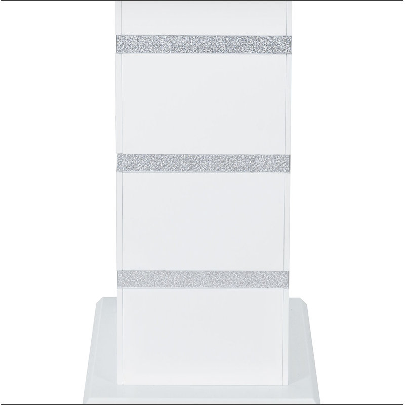 TABLE DE BAR ARIYA BLANC, Blanc, H 38 po x L 63 po x l 42 po