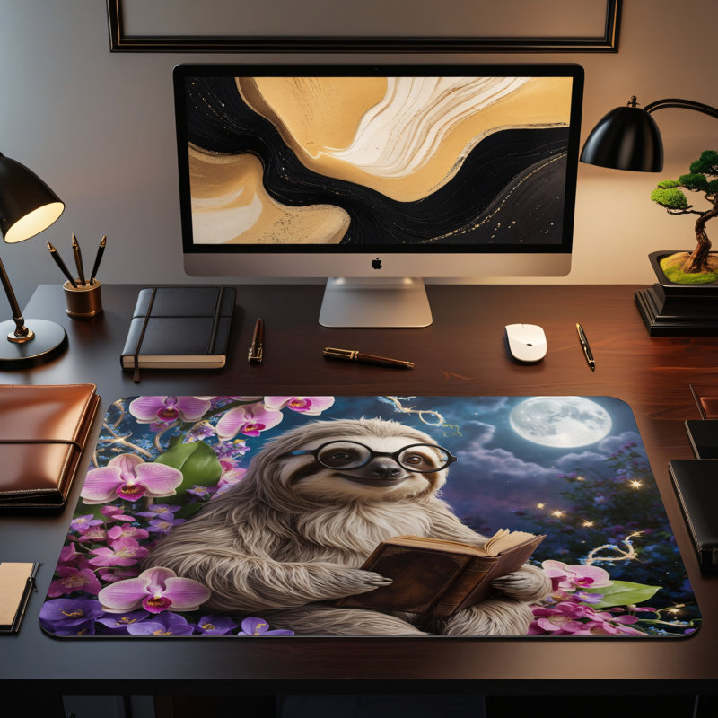 Polyester Desk Pad, 14.4x12.1