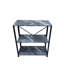 Akshata 3 Tier Bookshelf Standing Bookcase Metal and Wood Shelving Unit for Storage, Display Unit