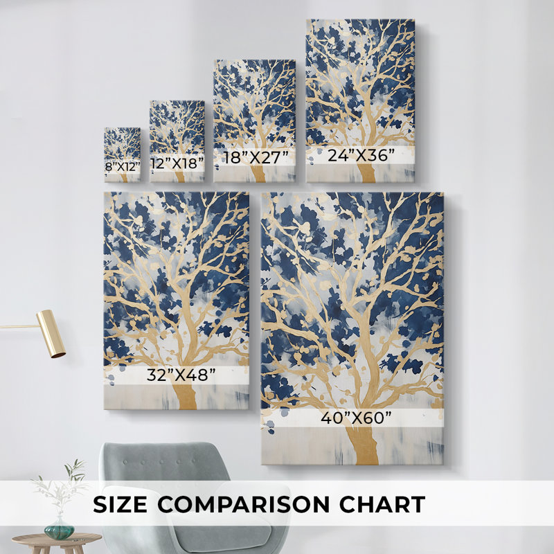 Lanscape Study  Series  LVII  -Premium Gallery Wrapped Canvas Set -Ready to Hang, 12" H x 8" W x 1.311" D