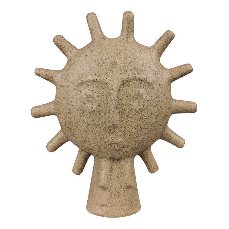 Sculpture soleil, céramique
