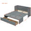 Grand lit, finition blanche, avec grand lit et capacité de tiroir spacieuse-1073804555-1073804021