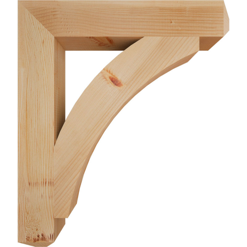 Support l 3 1/2 po x P 24 po x H 28 po Thorton Craftsman, Douglas (lisse), H 28 po x l 4 po x P 24 po
