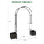 Metal Arbour in Black-129024798