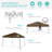 Best Choice Products Easy Setup Pop Up Canopy W/ 1-Button Setup, Wheeled Case, 4 Weight Bags-99315092-99315080